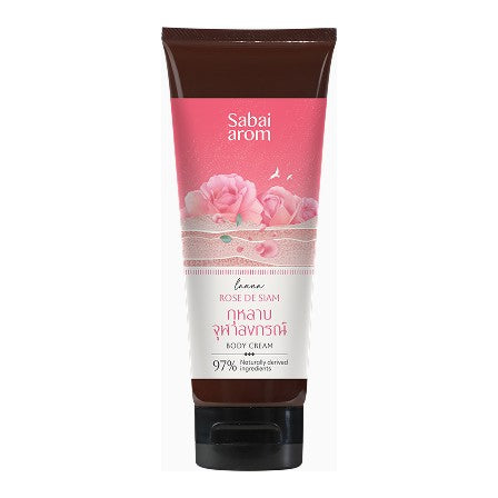 Sabai Arom Body Cream - Rose de Siam 200 g.