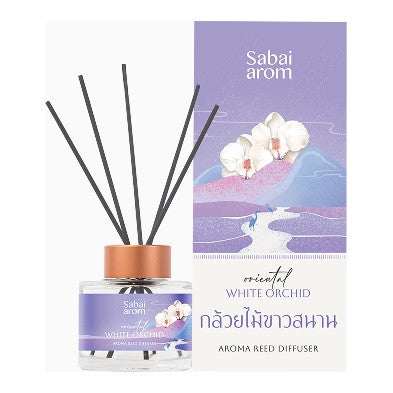 Sabai Arom Reed Diffuser - Oriental White Orchid 100 ml.