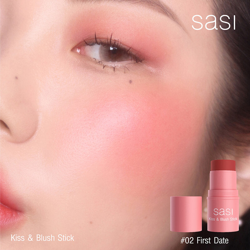SASI Blush Stick - Cream Formula #02 First Date - Beauty Buddy