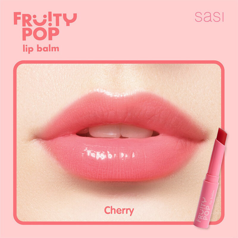 SASI Lip Balm - Cherry with Hyaluronic Acid & SPF30 - Beauty Buddy