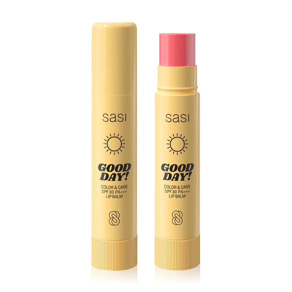 SASI Lip Balm - SPF30 PA+++ with Peachy Pink Color - Beauty Buddy