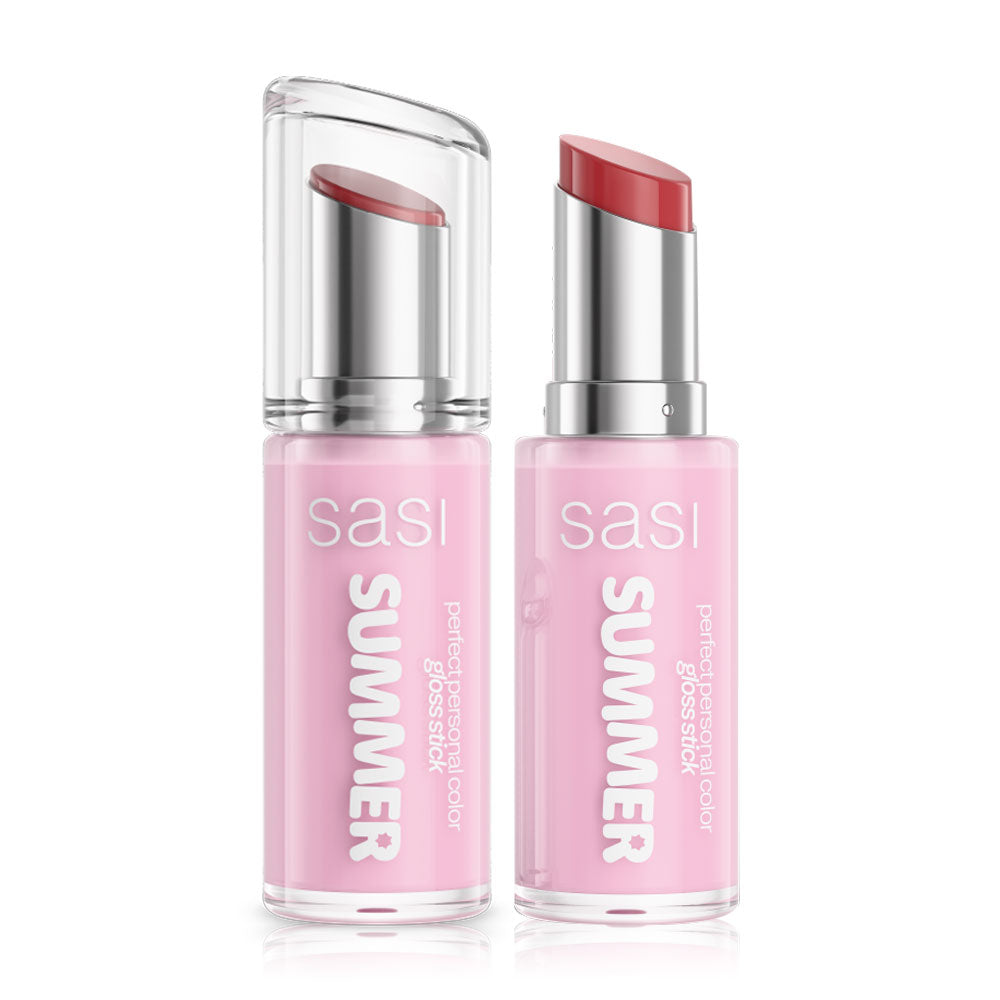 SASI Lip Gloss Stick - Rosy Pink Shade - Beauty Buddy