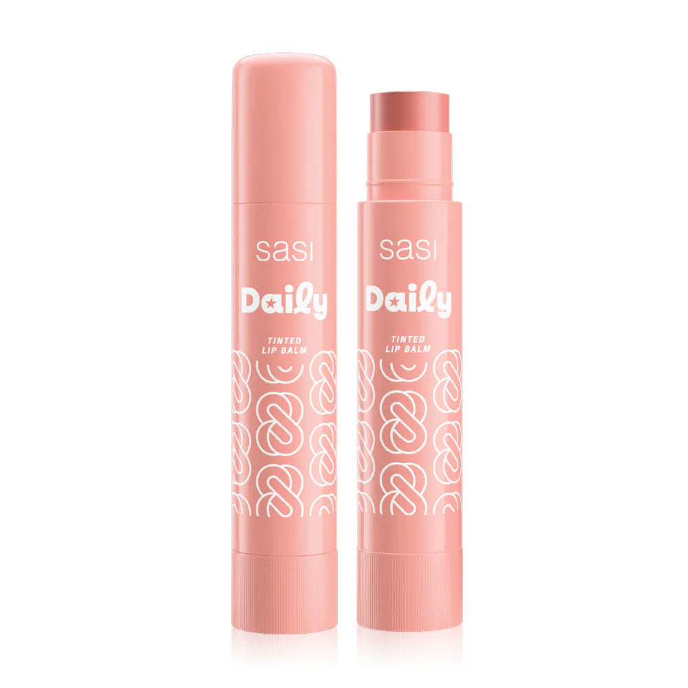 SASI Daily Tinted Lip Balm 3.5g - #01 Peachy Pop