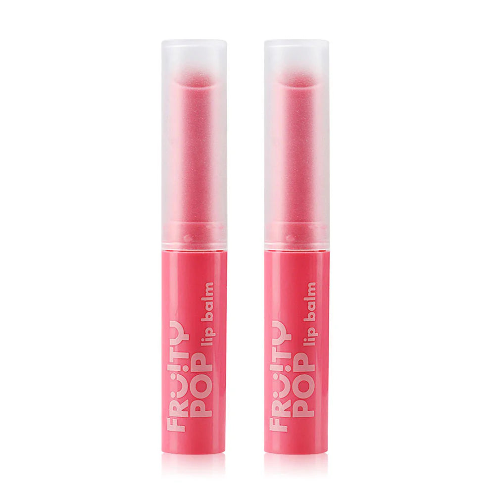 SASI Fruity POP Lip Balm 1.5gx 2pcs #Cherry