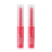 SASI Fruity POP Lip Balm 1.5gx 2pcs #Cherry
