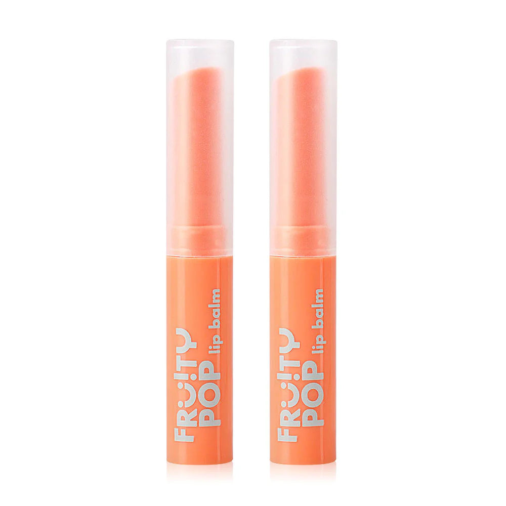 SASI Fruity POP Lip Balm 1.5gx 2pcs #Orange