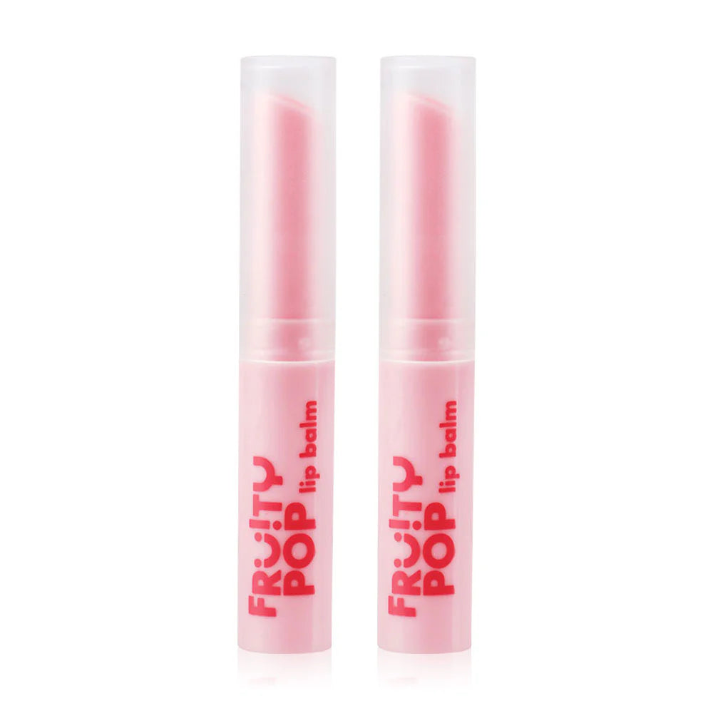SASI Fruity POP Lip Balm 1.5gx 2pcs #Strawberry