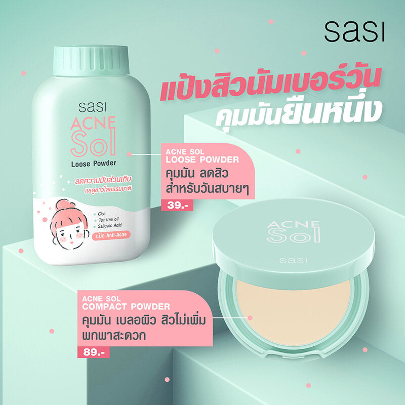 SASI Acne Sol Loose Powder 50g x 3pcs