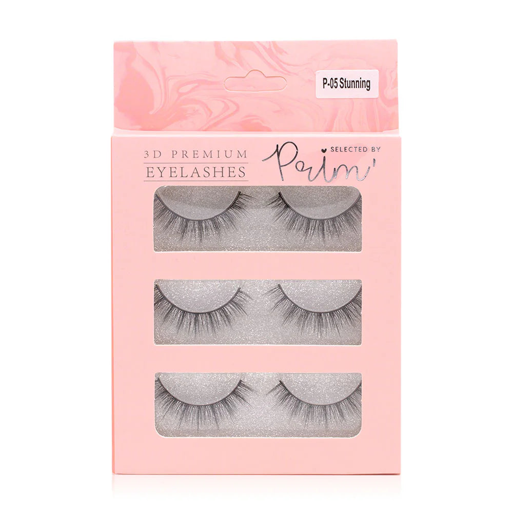 Select by Prim 3D Premium Eyelashes 3 Pairs #P-05