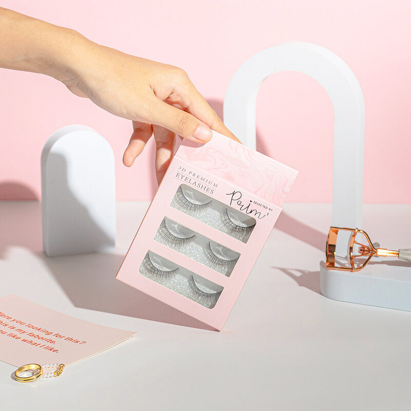 Select by Prim 3D Premium Eyelashes 3 Pairs #P-06