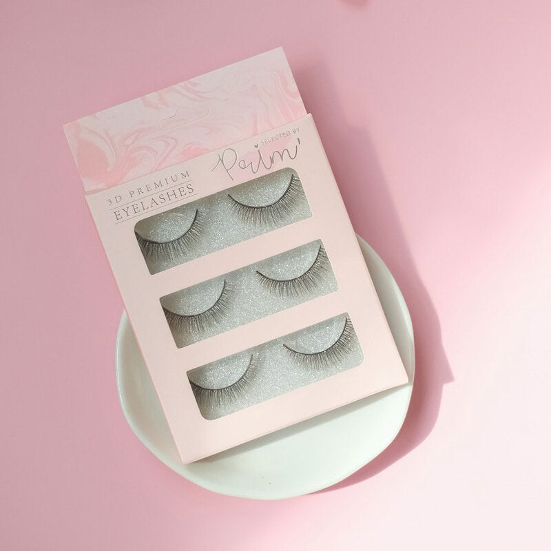 Selected By Prim 3D Premium Eyelashes 3 Pairs #P-09 Dazzling