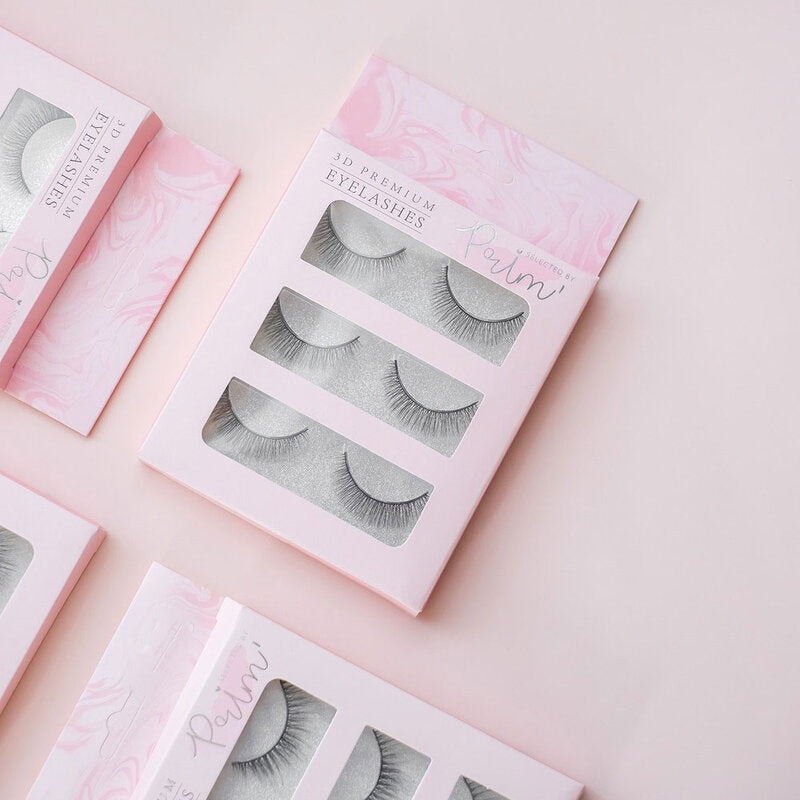 Selected By Prim 3D Premium Eyelashes 3 Pairs #P-09 Dazzling