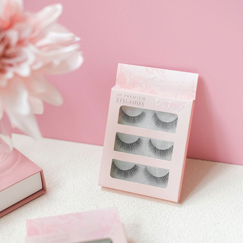 Selected By Prim 3D Premium Eyelashes 3 Pairs #P-10 Hottie