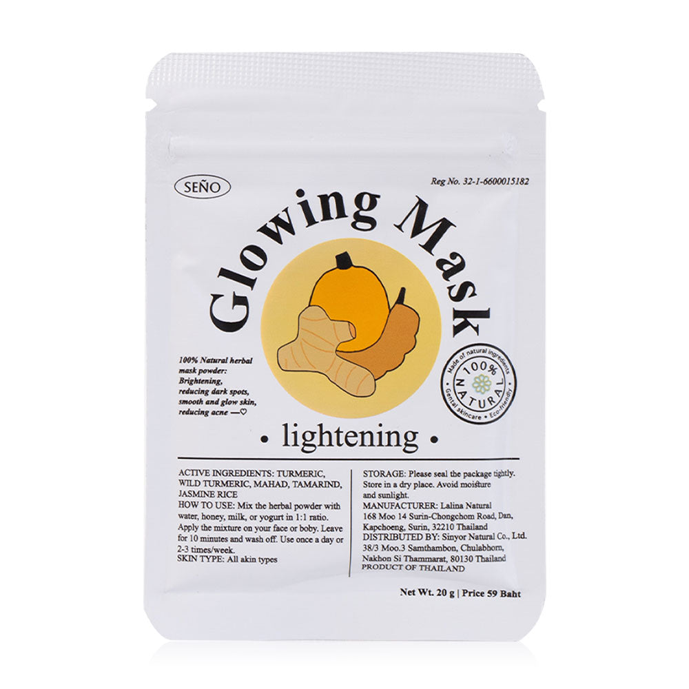 Seno Glowing Mask Herbal Mask Powder 20g