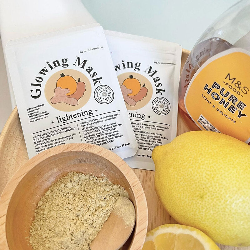 Seno Glowing Mask Herbal Mask Powder 20g