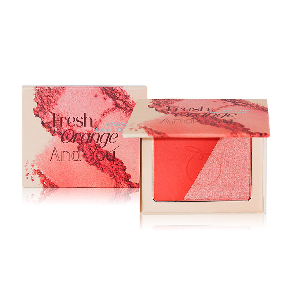 ShadeToo 2 Color Blush On Edition 6.3g #B002 Fresh Orange