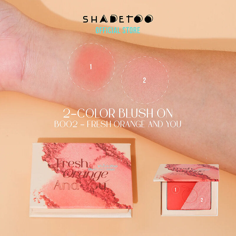 ShadeToo 2 Color Blush On Edition 6.3g #B002 Fresh Orange