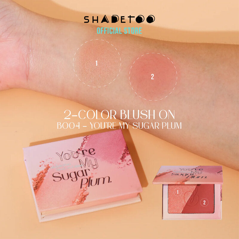 ShadeToo 2 Color Blush On Edition 6.3g #B004 You're My Sugar Plum