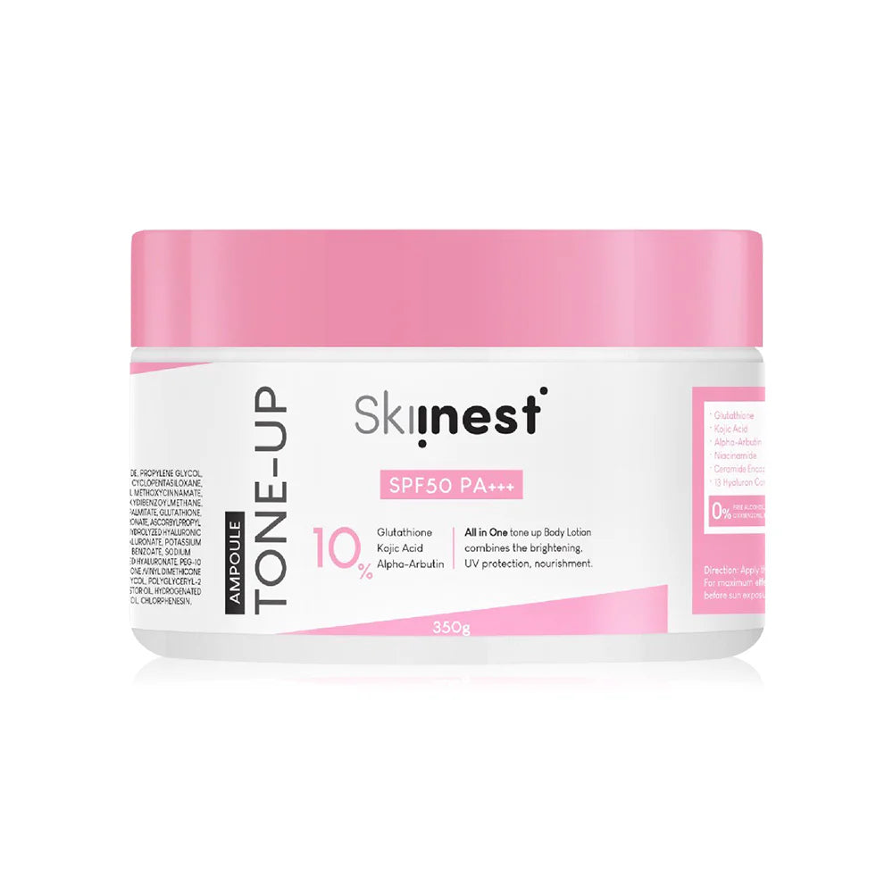Skinness Ultra Bright Pink Tone Up Ampoule Body Lotion SPF50 PA+++ 350g