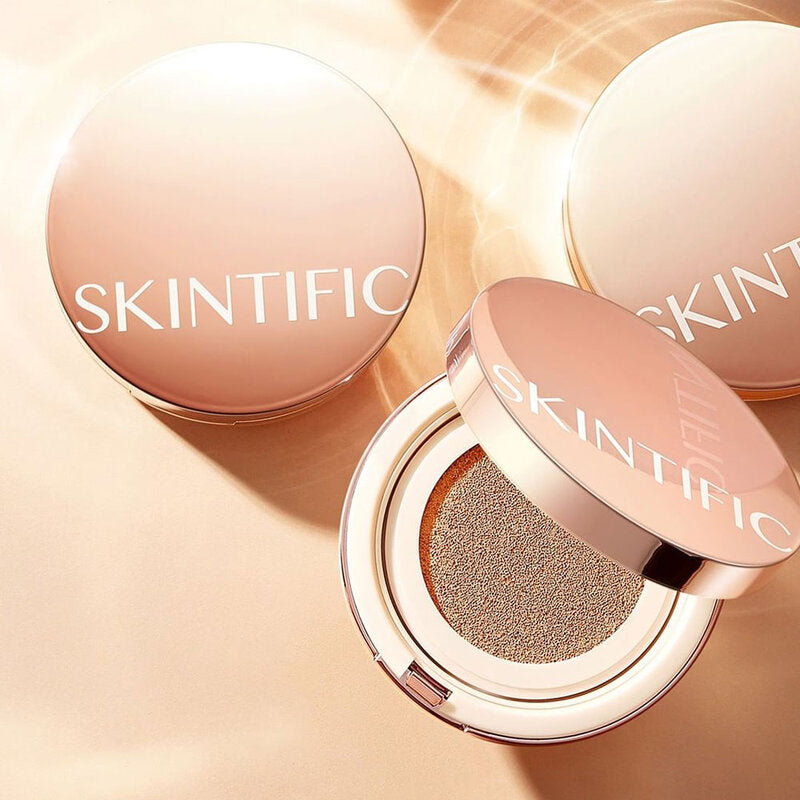 SKINTIFIC Cover All Perfect Air Cushion SPF35 PA++++ 11ml #06 Honey