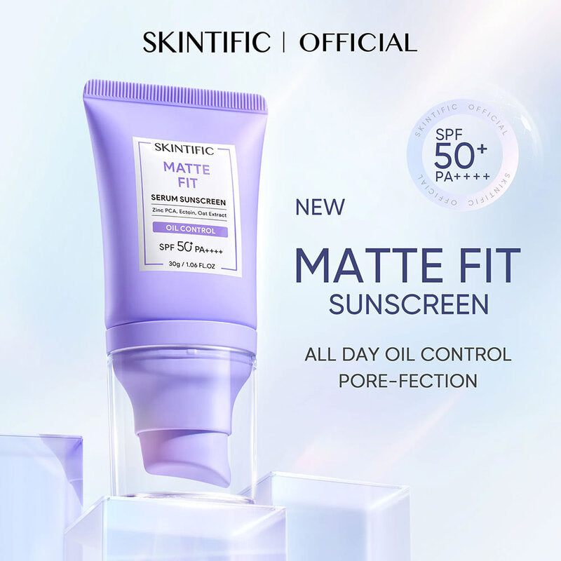 SKINTIFIC Matte Fit Serum Sunscreen SPF50+ PA+ 30g