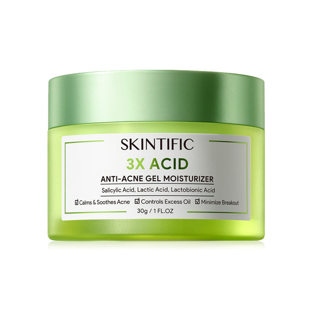 SKINTIFIC 3X Acid Anti-Acne Gel Moisturizer 30g