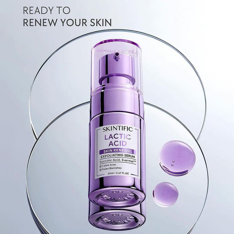 SKINTIFIC Lactic Acid Skin Renewal Exfoliating Serum 20ml