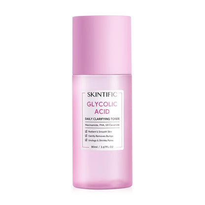 SKINTIFIC Glycolic Acid Daily Clarifying Toner 80ml