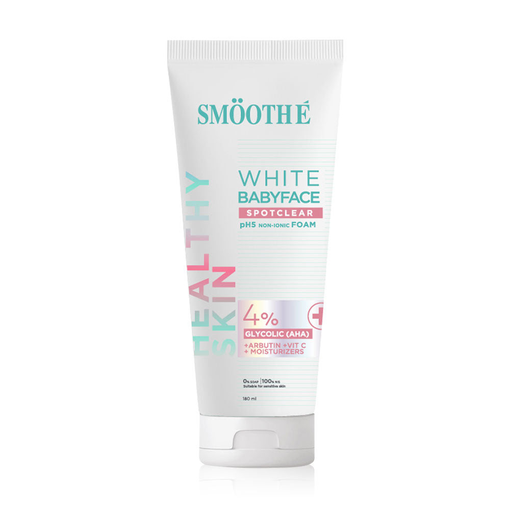 Smooth E White Babyface Spotclear pH5 NON-IONIC Foam 140ml