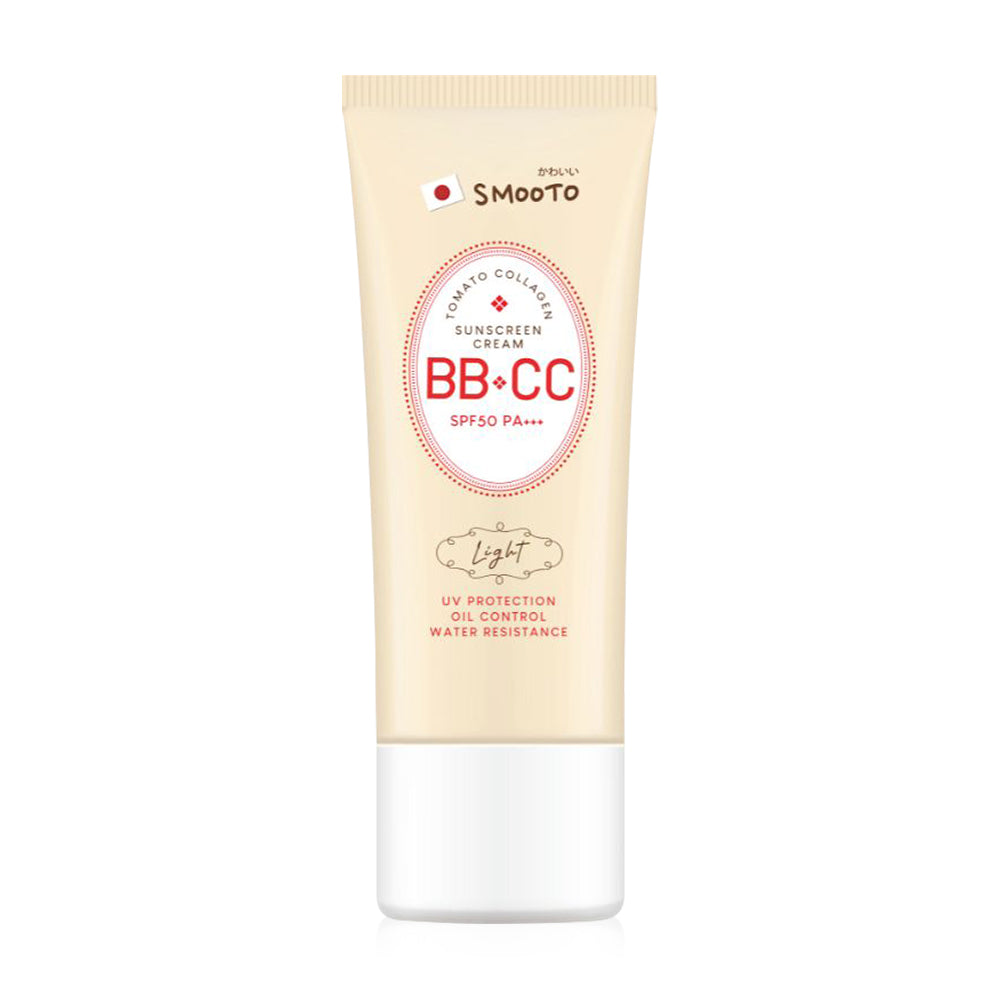 Smooto Tomato Collagen BB & CC Sunscreen Cream 42g