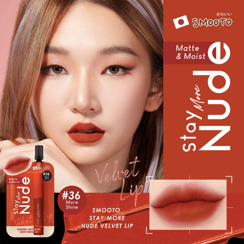 Smooto Stay More Nude Velvet Lip 2g #36