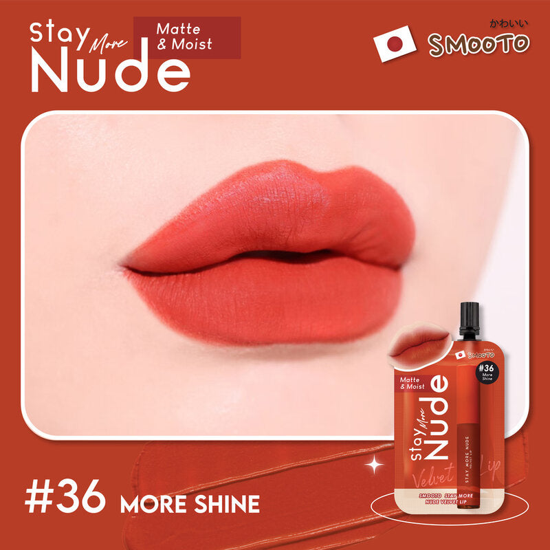 Smooto Stay More Nude Velvet Lip 2g #36