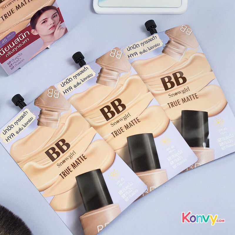Snowgirl BB True Matte BB Cream Foundation [8g x 6 Sachets]