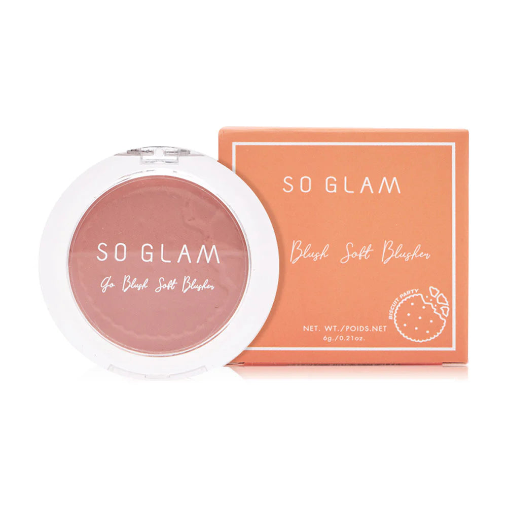 So Glam Go Blush Soft Blusher 6g #06 Vanilla Shortbread