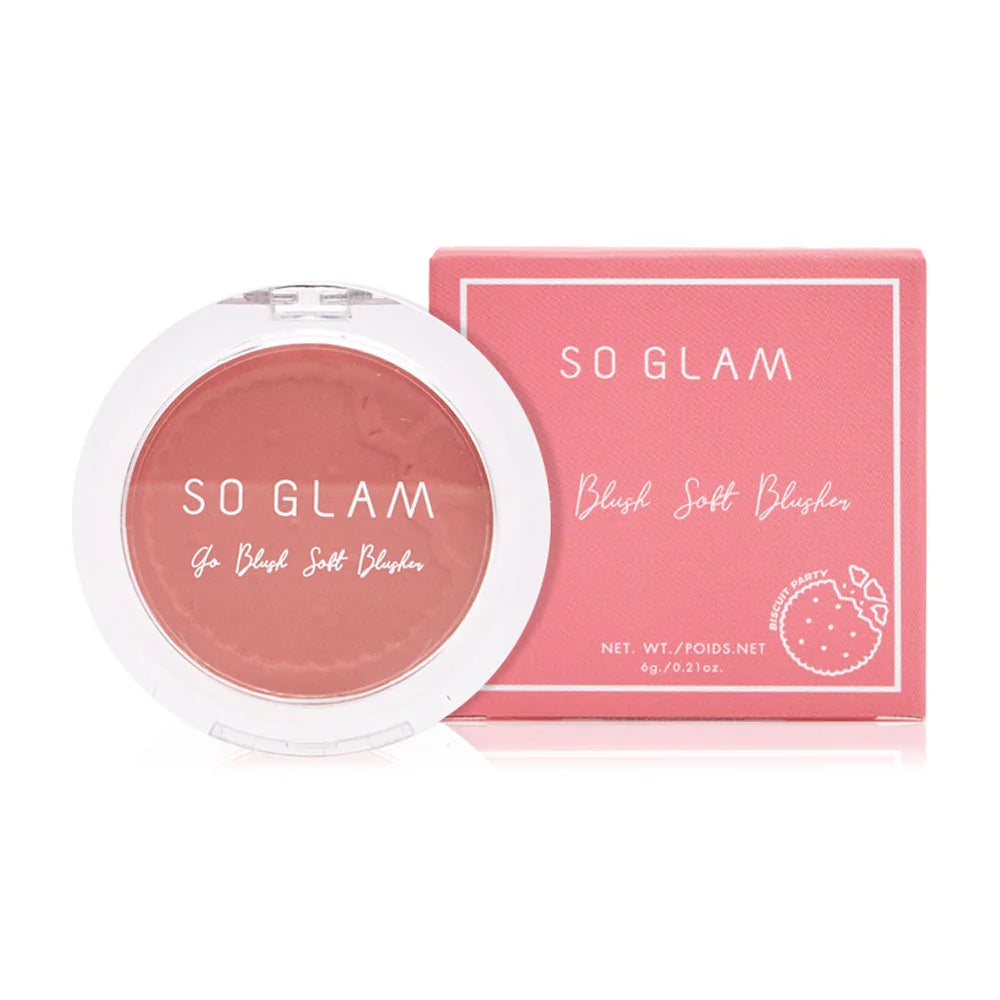So Glam Go Blush Soft Blusher 6g #08 Rose Ladyfinger