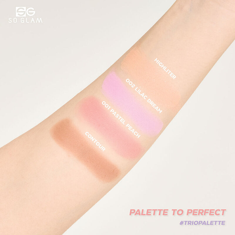 So Glam Palette To Perfect 9g #001 Pastel Peach