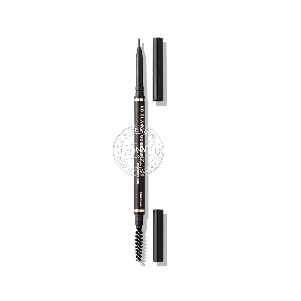 So Glam Go Brow Slim Slim Eyebrow Pencil 1.5g #02 Chocolate