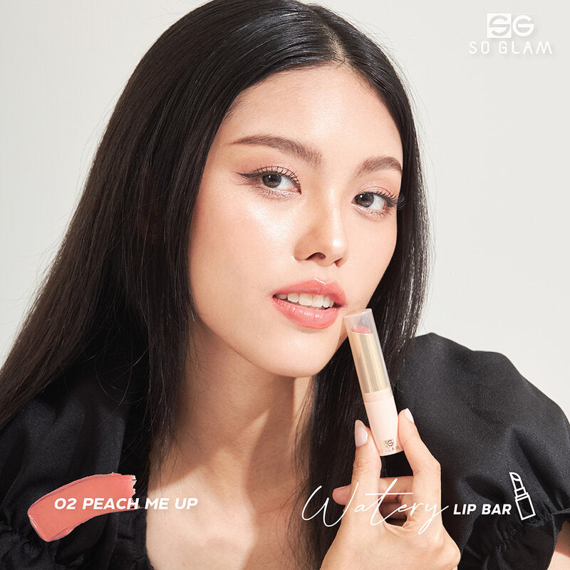So Glam Watery Lip Bar 3g #02 Peach Me Up
