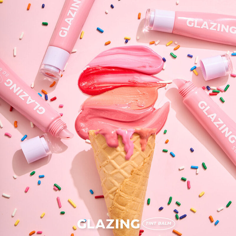 So Glam Glazing Tint Balm 10g #01 Baby Peony