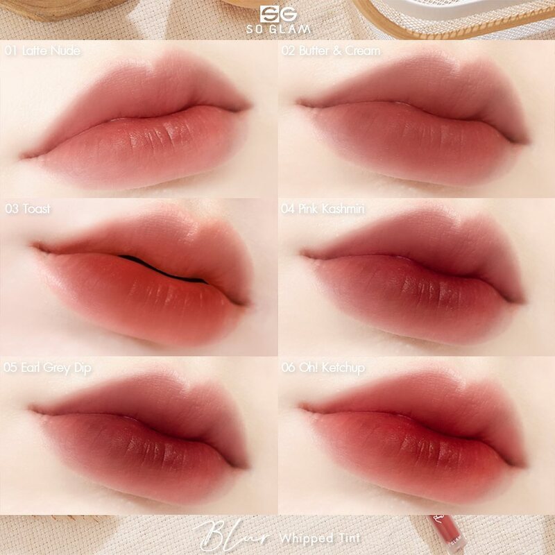 So Glam Blur Whipped Tint Velvet Lip Tint 3.5g #04 Pink Kashmiri