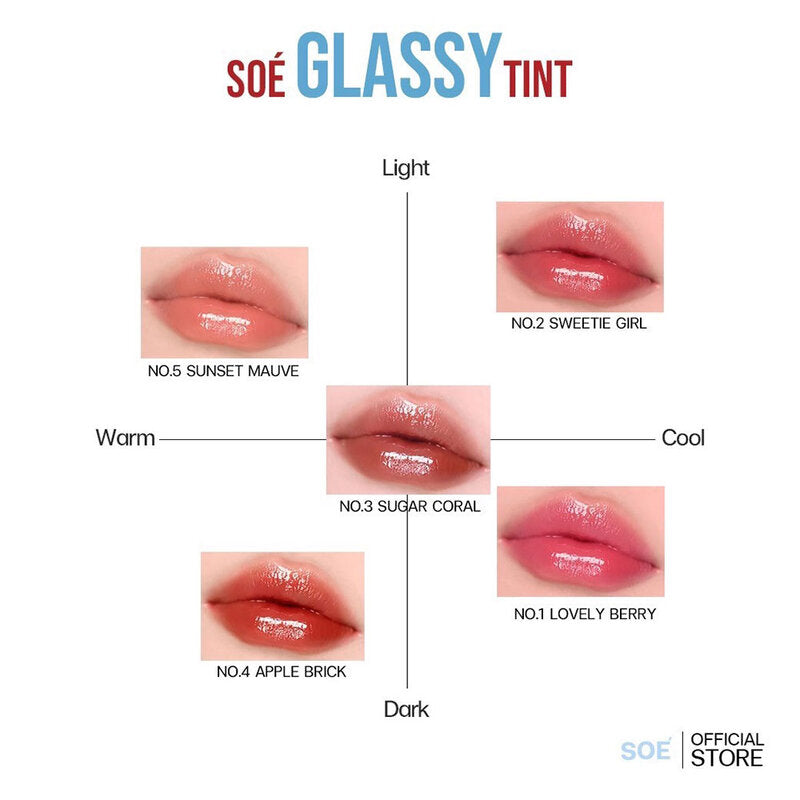 SOE CUSHION Glassy Tint 2.5g #03 Sugar Coral