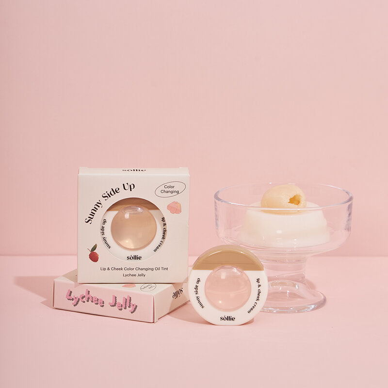 Sóllie Sunny Side Up Lip And Cheek Cream 10g #Lychee Jelly
