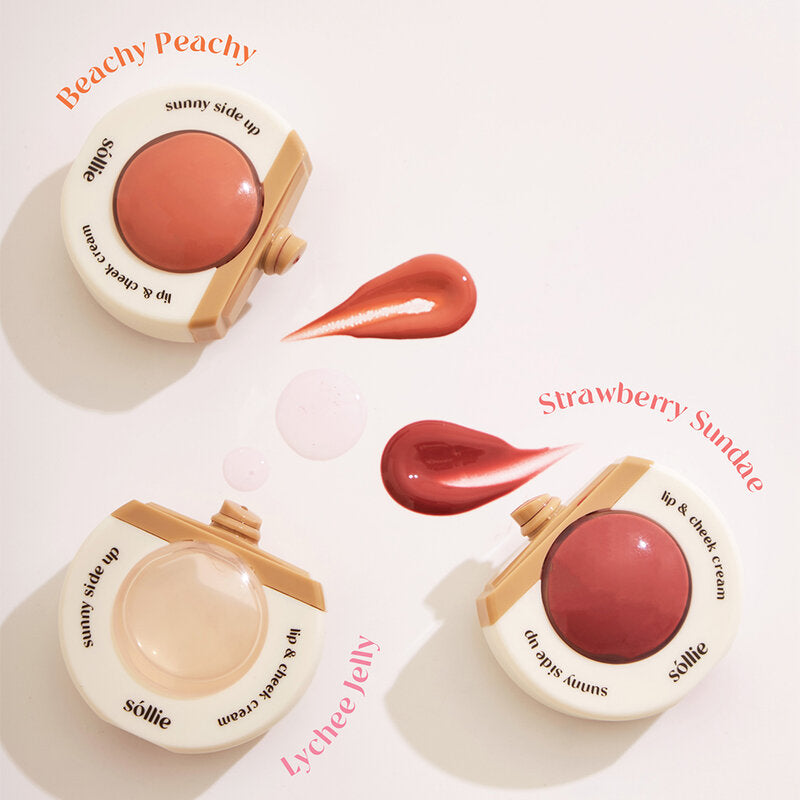 S√≥llie Sunny Side Up Lip And Cheek Cream SPF15 12g #Beachy Peachy