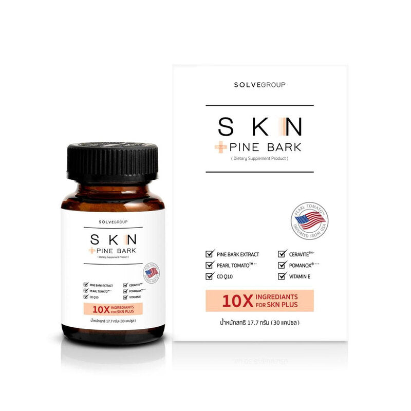 Solve Hair SKN Plus Pine Bark 30 Capsules