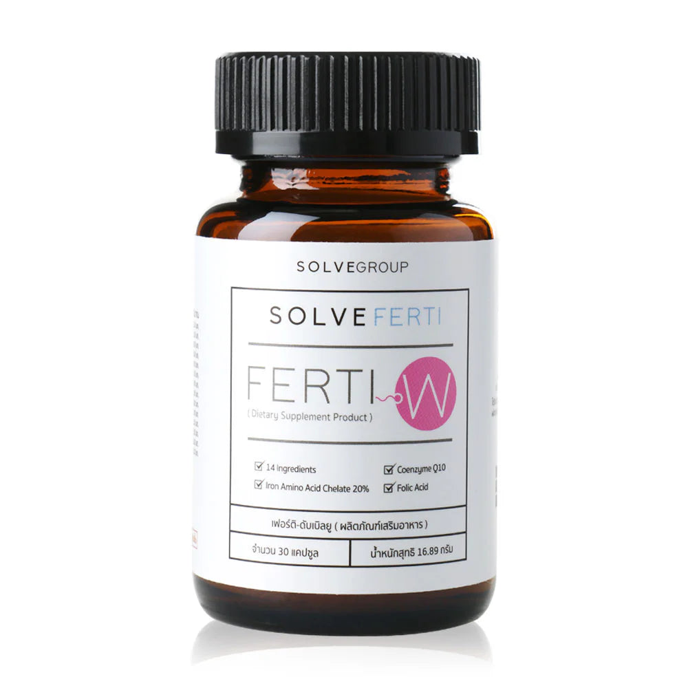 Solve Hair Ferti-W 30 Capsules Dietary Supplement for Women