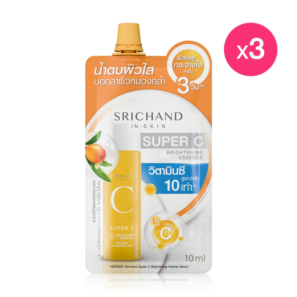 Srichand Super C Brightening Essence 10ml x 3pcs