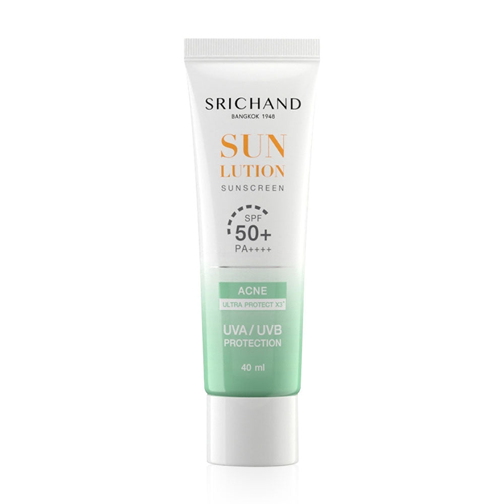 Srichand Sunlution Acne Care Sunscreen SPF50+ PA++++ 40ml