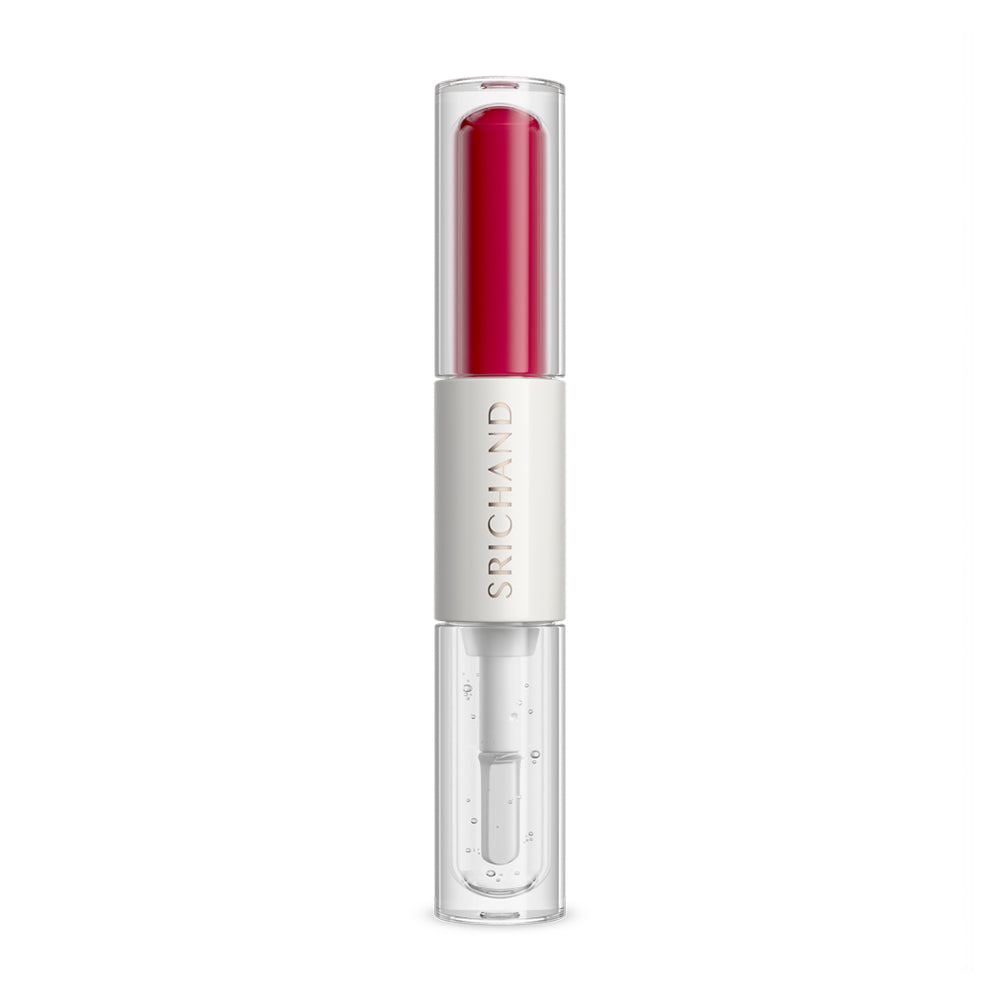 Srichand Lipstick Duo - Cherry Sour Matte & Gloss Formula - Beauty Buddy