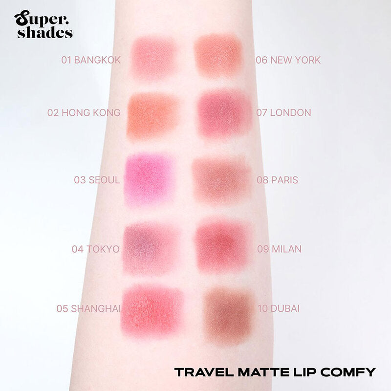 SuperShades Travel Matte Lip Comfy 5ml #04 HND Tokyo