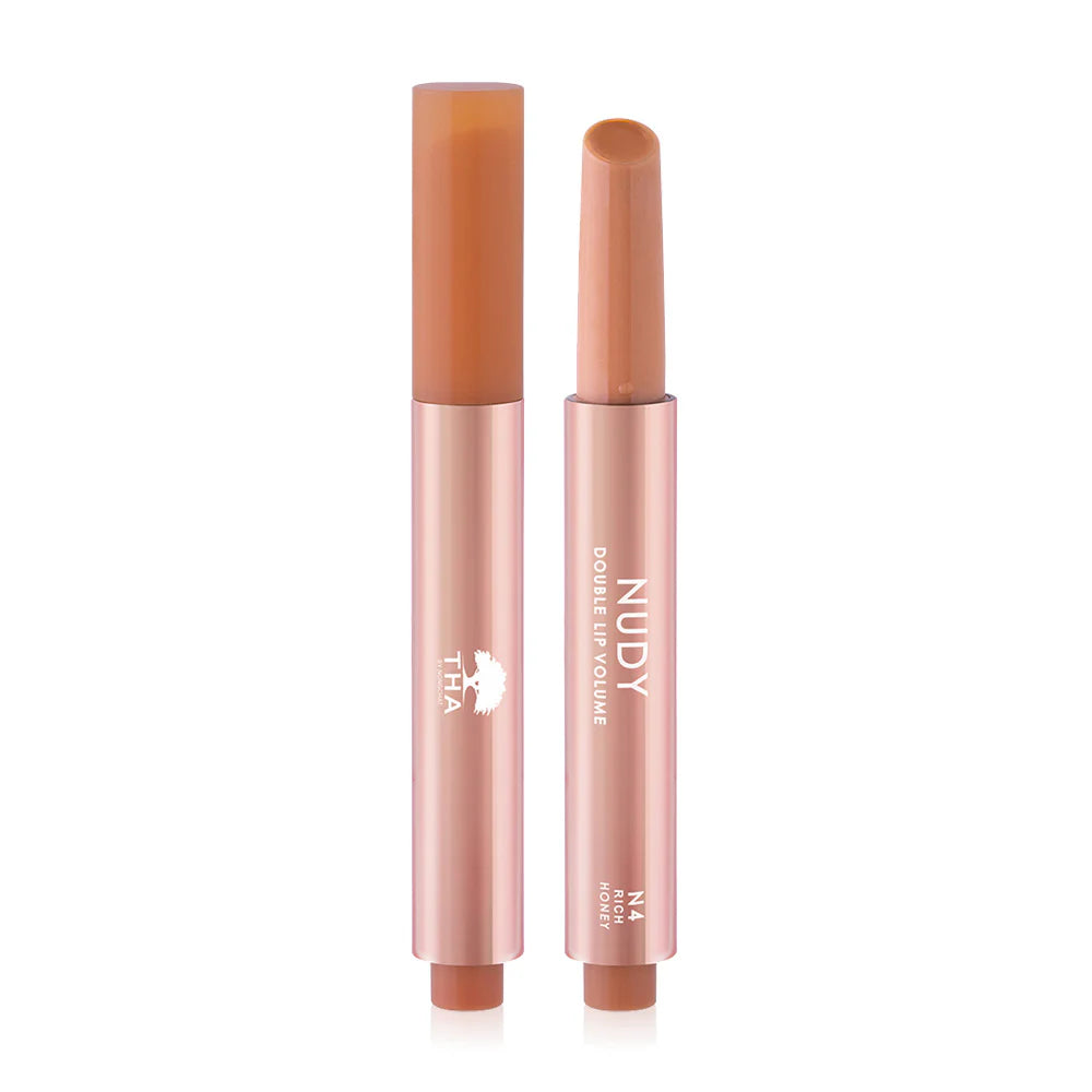 THA By Nongchat Nudy Double Lip Volume 2g #N4 Rich Honey